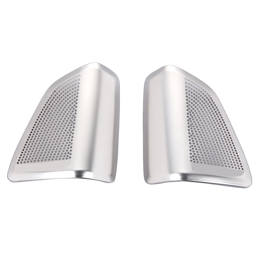 

2pcs/set Stainless Steel Audio Speaker Tweeters Cover Trim For BMW X5 F15 2014 2015 2016 2017 Car Styling Accessories