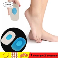 Новая гелевая обувь стелька для ношения высокого каблука массаж ног облегчение боли в пятке силиконовый коврик подарок для мужчин и женщин