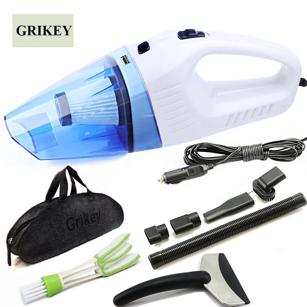 Grikey 3000PA Vacuum Cleaner For Auto Multi Dry/Wet 120W Car Vacuum Cleaner Aspirator Filter 3 Month Exchange 