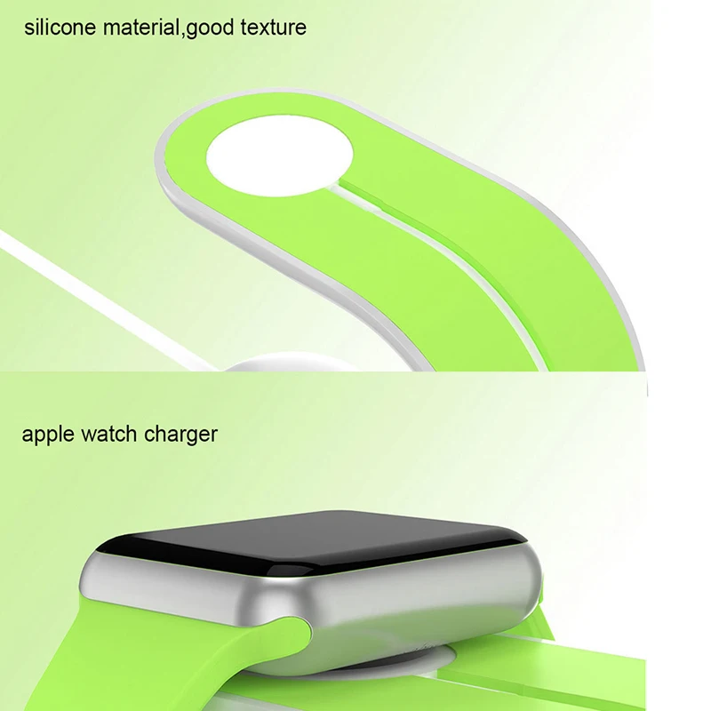 Силиконовая подставка 2 в 1 для iWatch 4 3 держатель Apple Watch аксессуары iPhone 38 мм 40 44 42