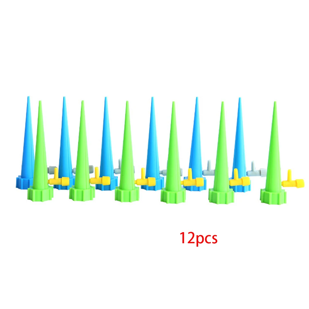 

12pcs/24pcs Spikes Waterers Irrigation Watering Flower Drip Cone Plant Automatic Drip Controller