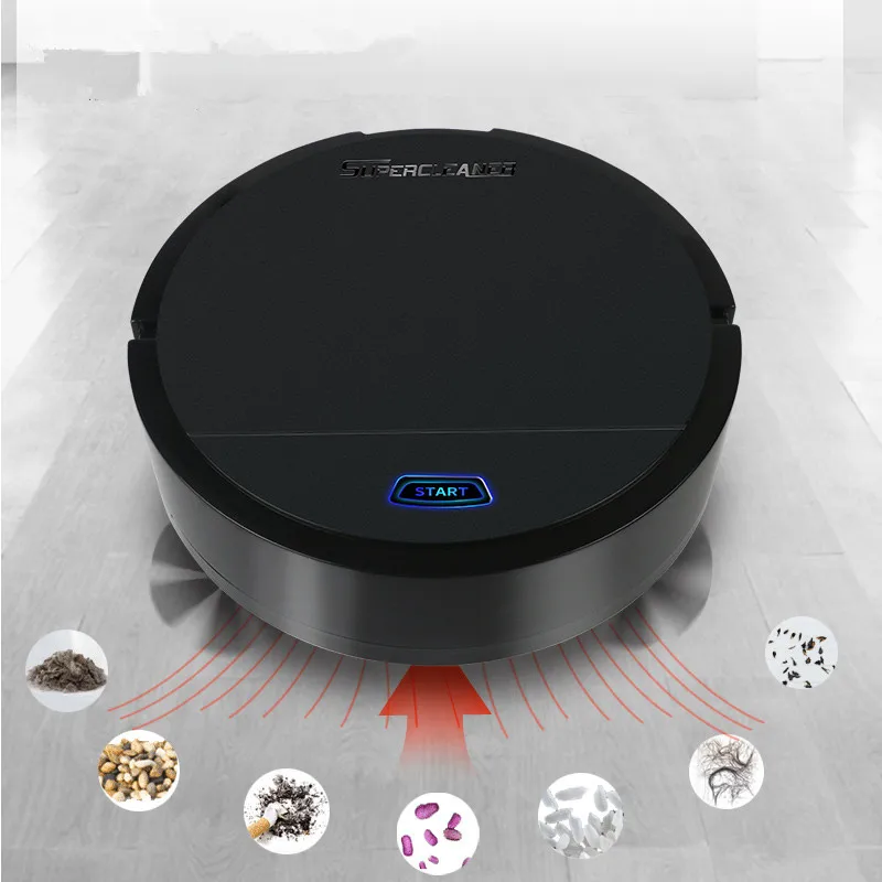 

Newest Auto Cleaning Robot Smart Sweeping Robot Floor Dirt Dust Hair Automatic Cleaner For Home Electric Vacuum Cleaner