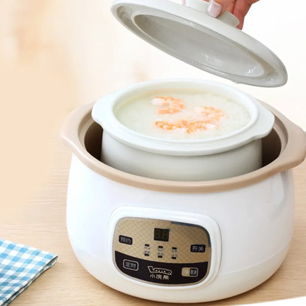 

Fully Automatic PP & Ceramic Electric Multifunction Cooked Boiled Braised Stewed Steamed Cooker Steamer Home