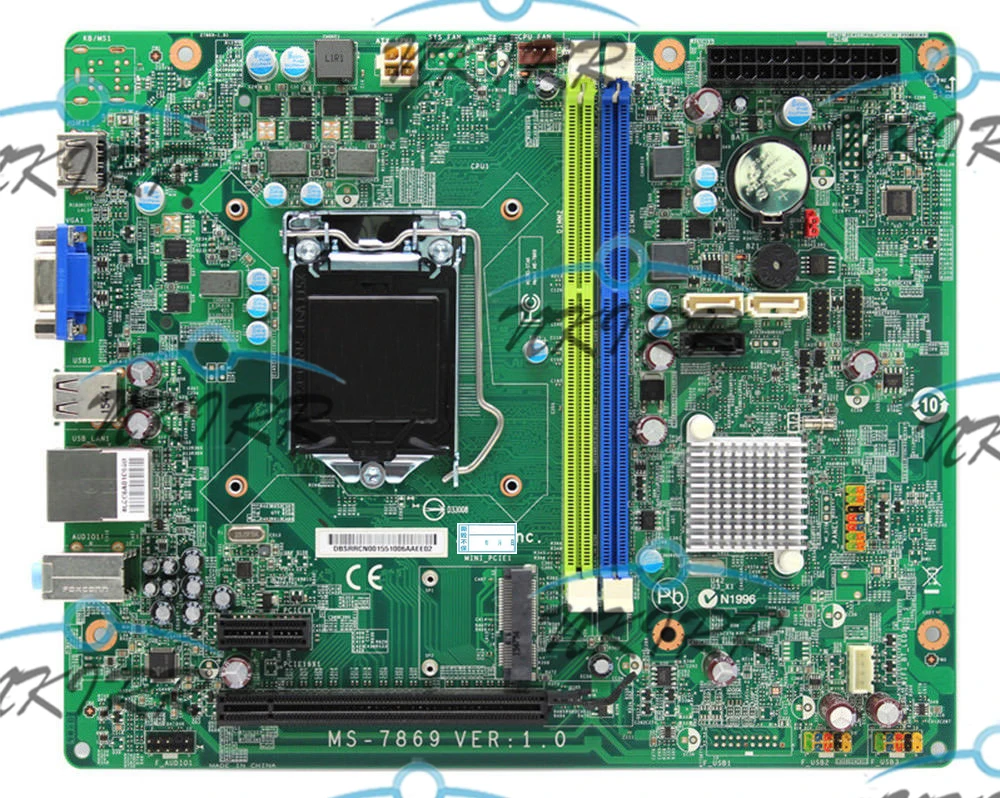 

MS-7869 VER: 1.0 DBSRPCN001 DBSRRCN001 H81 DDR3 LGA1150 HDMI motherboard for Aspire TC-605 TC-606 TC-705 XC-605 XC-705 SX2885