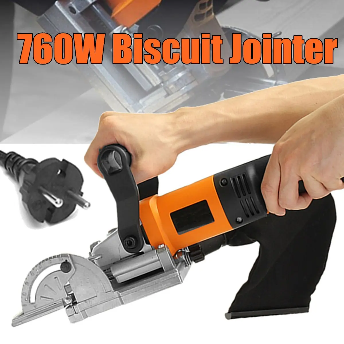 760W 230V Woodworking Tenoning Machine Wood Biscuit Joiner Wooden