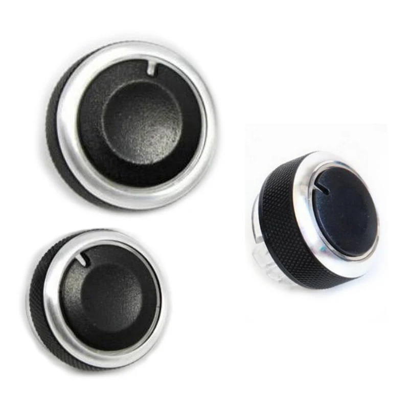 

3Pcs For VW Golf 5 Tiguan Touran/Passta B6 B7/Jetta MK5 MK6/Skoda Octavia Car Air conditioning conditioner Knob Control Button