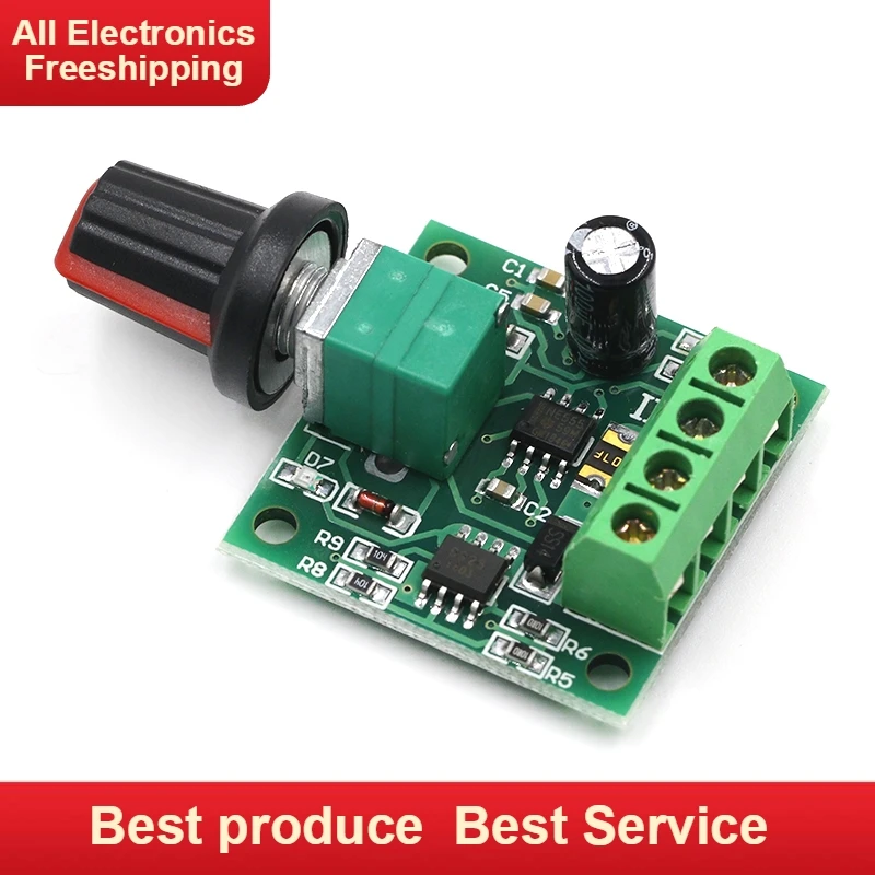 

New DC 1.8V 3V 5V 6V 12V 2A PWM Motor Speed Controller Low Voltage Motor Speed Controller PWM 0~100% Adjustable Drive Module