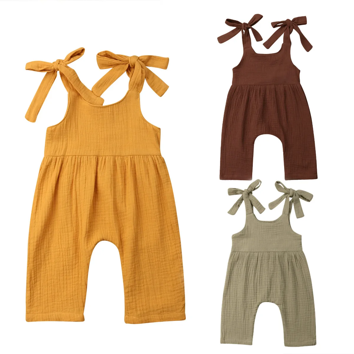 Pudcoco Newborn Toddler Baby Girls Romper Jumpsuit Summer Sling