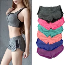 Reallion женские шорты для йоги, дышащие спортивные шорты с сетчатой подкладкой, однотонные шорты для тренировок, для бега, Пилата, активной спортивной одежды