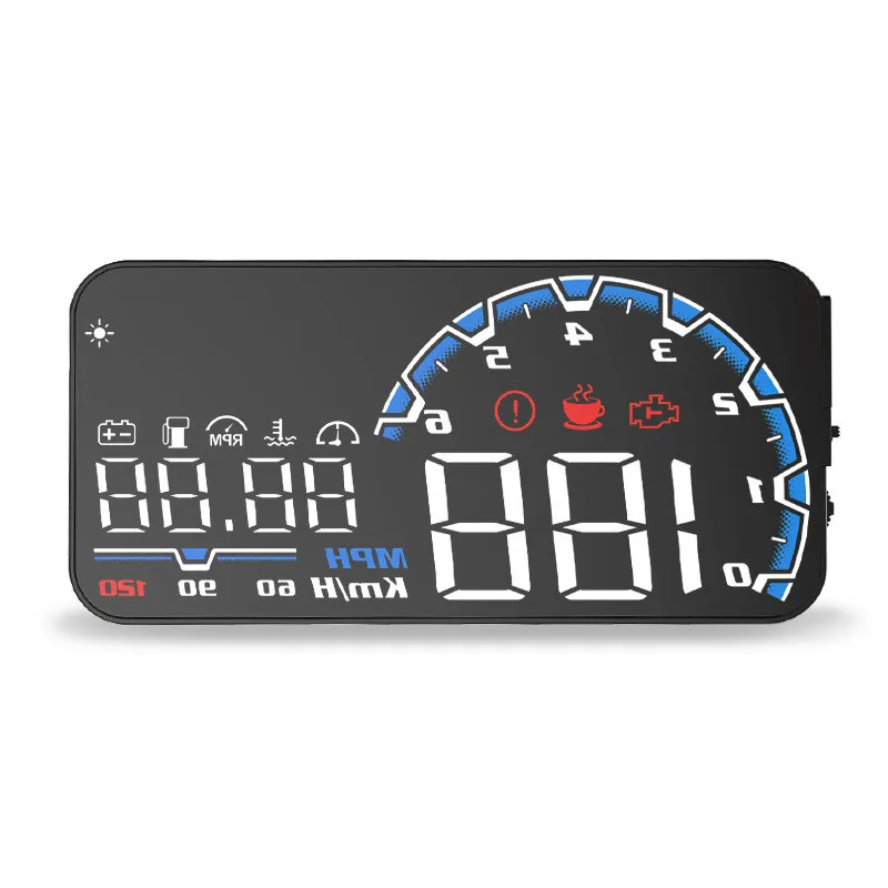 

Bright Car HUD Head up display OBD II EUOBD Computer Overspeed Warning System Projector Windshield Auto Electronic Voltage Alarm
