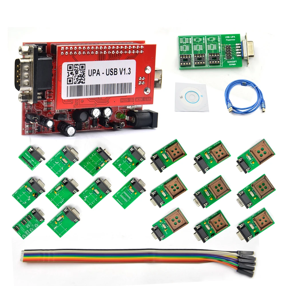 Новые UPA USB программист V1.3 Основной блок адаптер ЭБУ чип тюнинга с 1 3 ЭСППЗУ