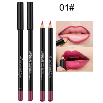 

2019 new 12 Colors Long Lasting Moisturizer Lipliner Waterproof Matte Lipstick Pencil Lip Liner Makeup Contour Lip Tint