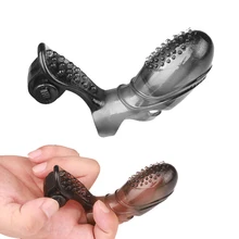 Sex Mini Finger Sleeve Dildo Vibrator G Spot Massage Clitoris Stimulation Finger Clit Vibrators Sex Toys