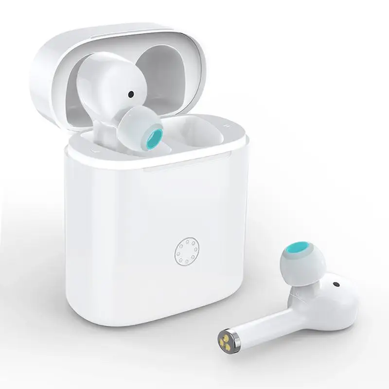

Portable Wireless Bluetooth 5.0 Earphone In-Ear Binaural Earset Noise Reduction Touch Control Soft Silicone Earbuds Long Standby