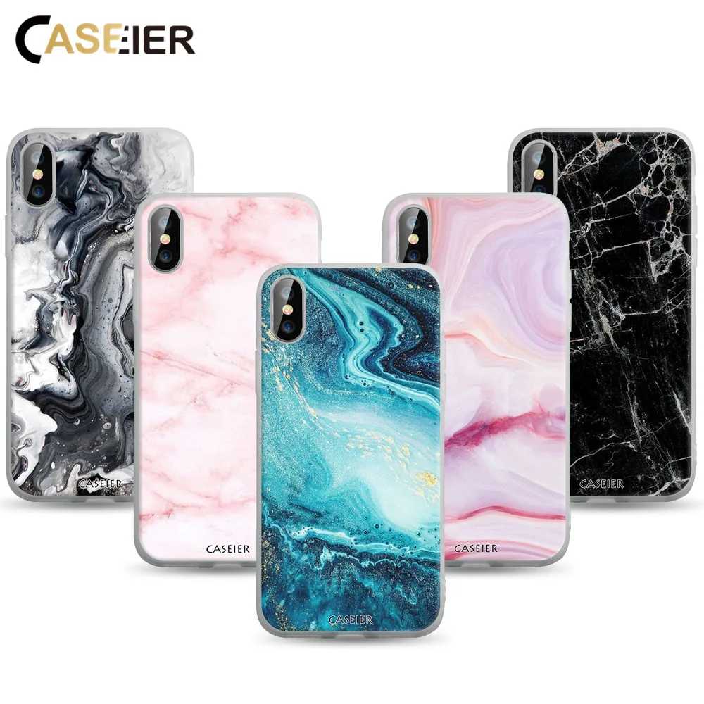 Чехол CASEIER Marble Emboss для Samsung Galaxy A7 2018 S10E 10 9 S8 Plus чехол телефона A710 A720 A310 A320 J520 |
