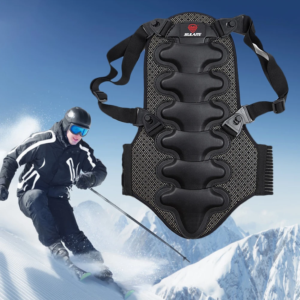 

Outdoor Protector Black Sports Anti-shock Ski Detachable Back Thicken Ridge