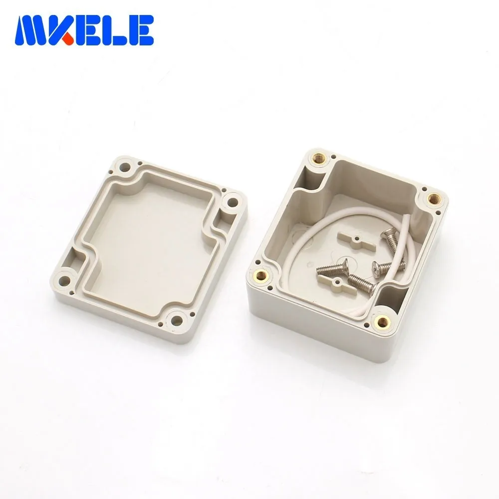

1 Piece M1 Small Waterproof Junction Boxes Outdoor Electrical Enclosure Case Wiring Connection Box Gray Cover Free shipping