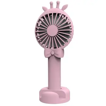 

2 in 1 Handheld Mini Fan Desktop Cooling Fan USB Charging Fans Potable Air Cooler 3 Speed Adjustment for Home Outdoor
