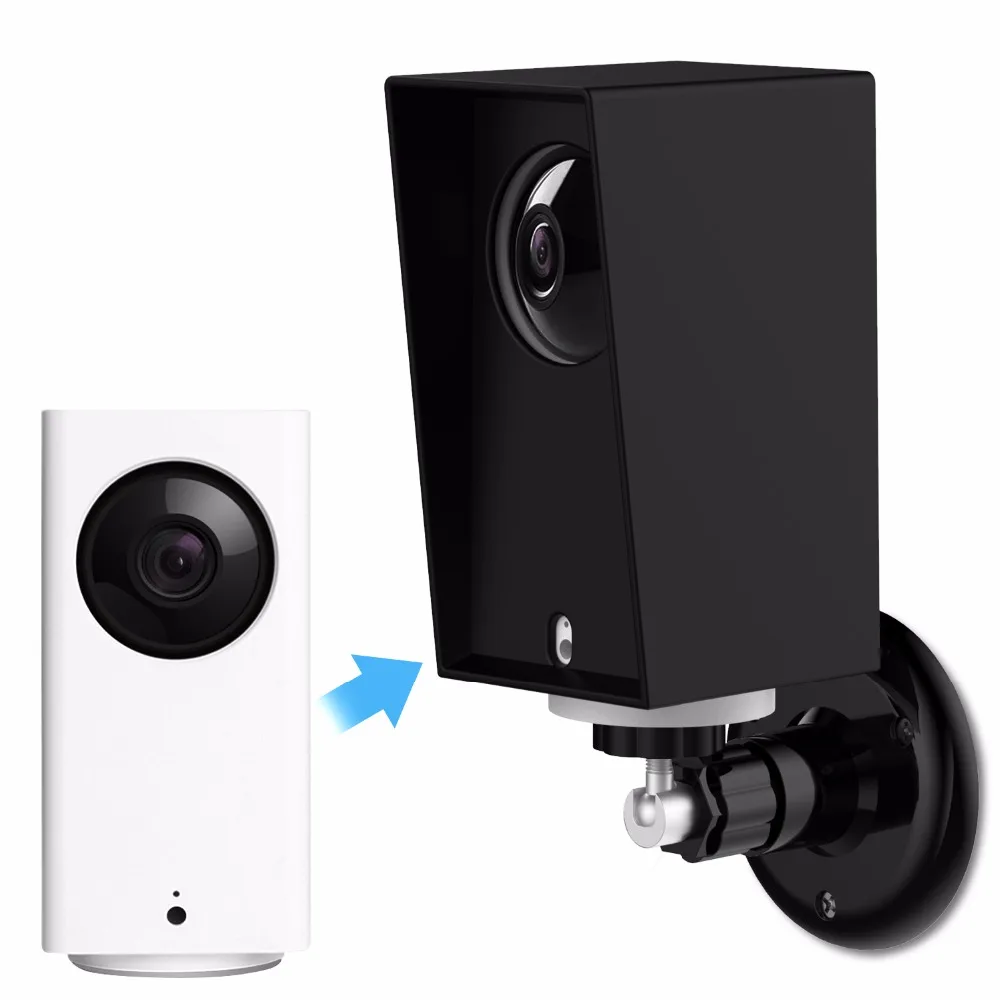

Weather Proof UV Protection Outdoor/Indoor Adjustable Bracket with Protective Skin Case for Wyze Cam Pan 1080p Security Camera