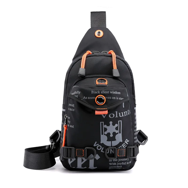  High Quality Nylon Men Chest Bag Rucksack Knapsack Brand Famous Travel Casual Male One Shoulder Bag - 32993798203