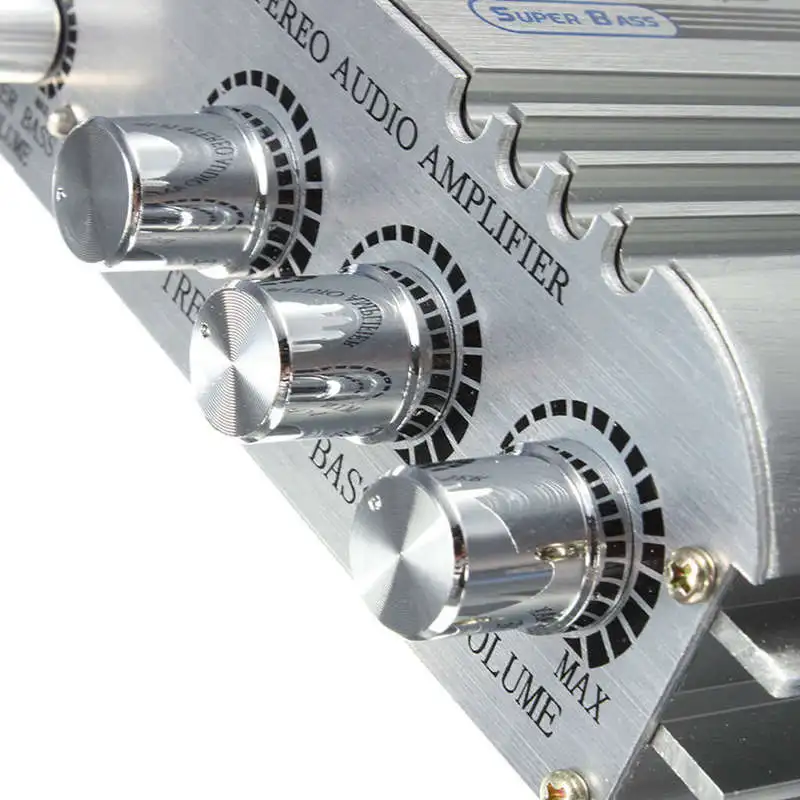 Hongxing 168Ah Car Amplifier Sound Mode Radio Mp3 Speaker Led Hi-Fi 2 Channel Mini Power Player Support Cd Dvd For Auto Motorc