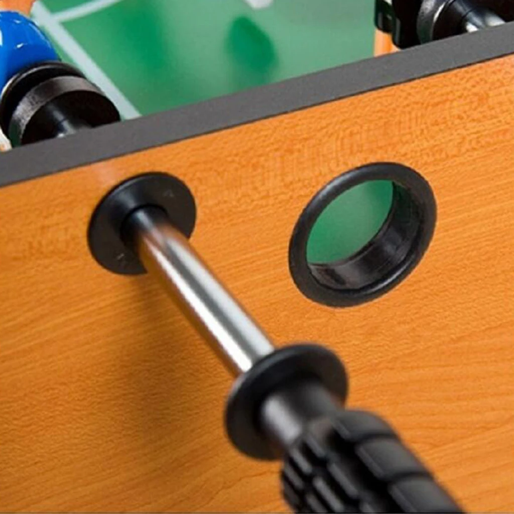 حزمة من 2 دائم لينة البلاستيك مجلس قضيب نهاية كاب فووسبالل البطانة طاولة كرة القدم كرة القدم تحمل ل 1.4 M (55 بوصة) طاولة كرة قدم