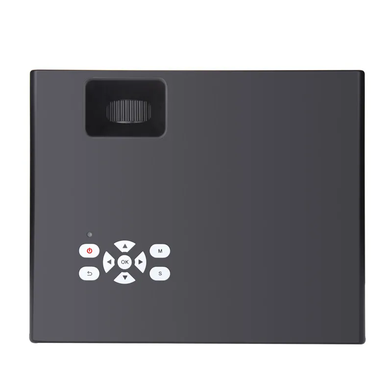 LEROY LED Mini Portable 2300 Lumens Full HD Projector 800 * 480 Native Resolution WIFI SDcard Projector for Home Theater