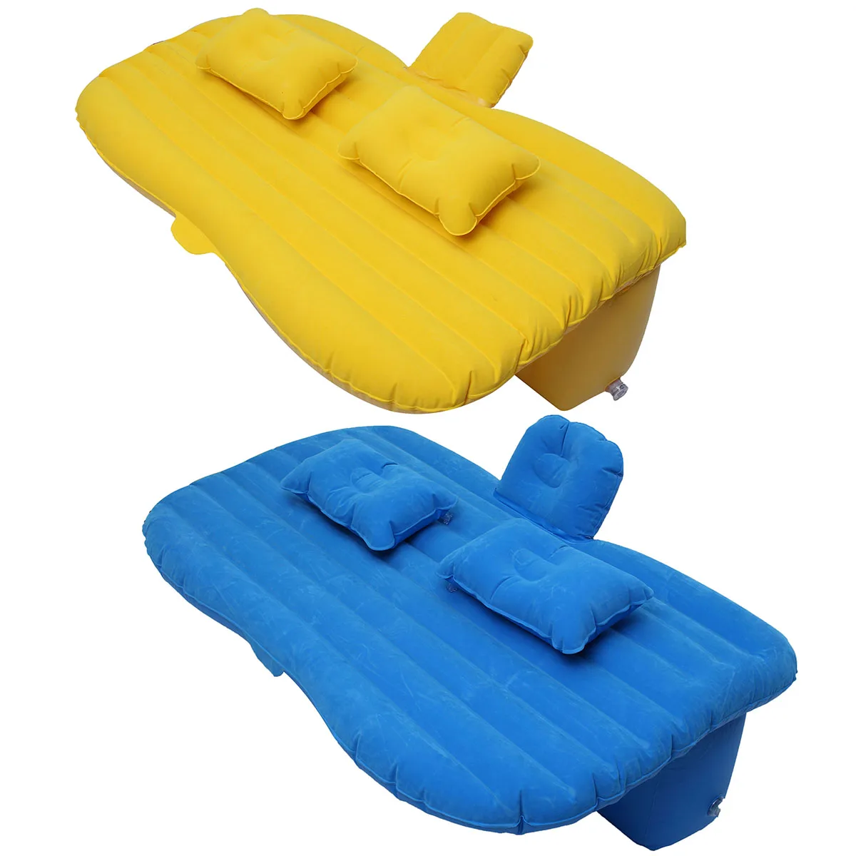 

Car Travel Bed Camping Mat Lazy Bag Inflatable Sofa Portable Mattress Cushion Rest Sleeping pad With Pillows pump Accessories