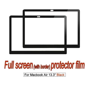 

Screen protector Film for MacBook Air 13.3" inch Laptop dust-proof Anti blue HD Clear Black Frame Full membrane.