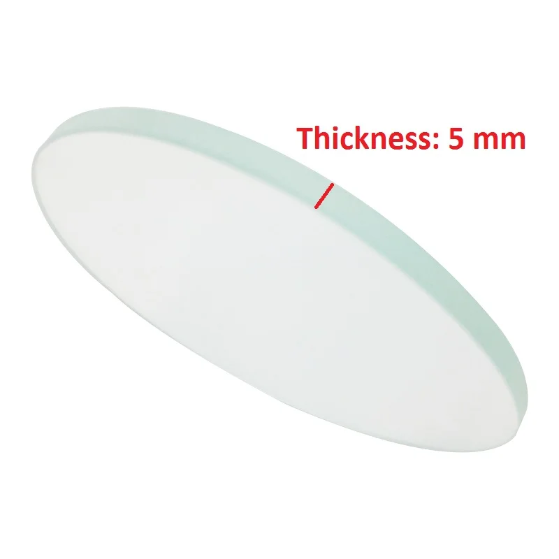 Diameter 95 mm 100 mm Transparent Working Board Clear Glass Working Stage Round Bottom Specimen Plate for Stereo Microscope
