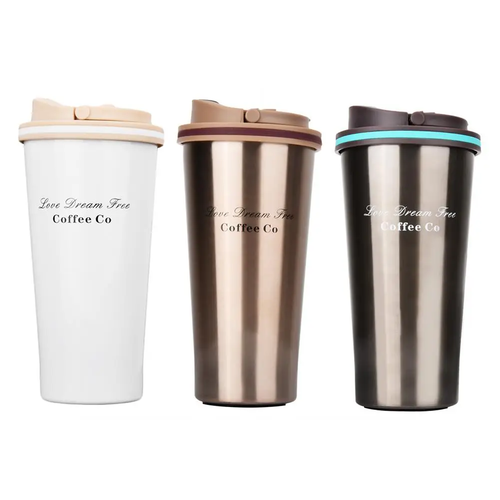 

Coffee Cup Fashion Stainless Steel Portable Coffee Vacuum Cup Thermal Flasks Insulation Water Bottle