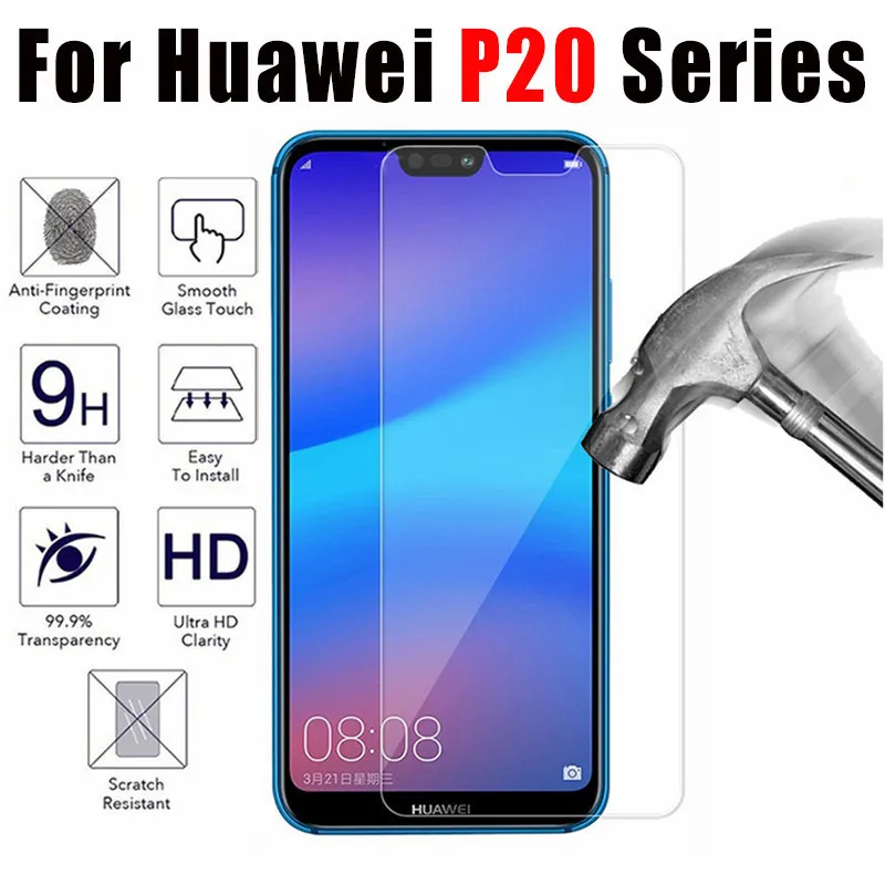 

P20 Pro Tempered Glass For Huawei P20 Lite Screen Protector Transparent Full Cover For Huawei P30 lite Pro P20 Protective Film