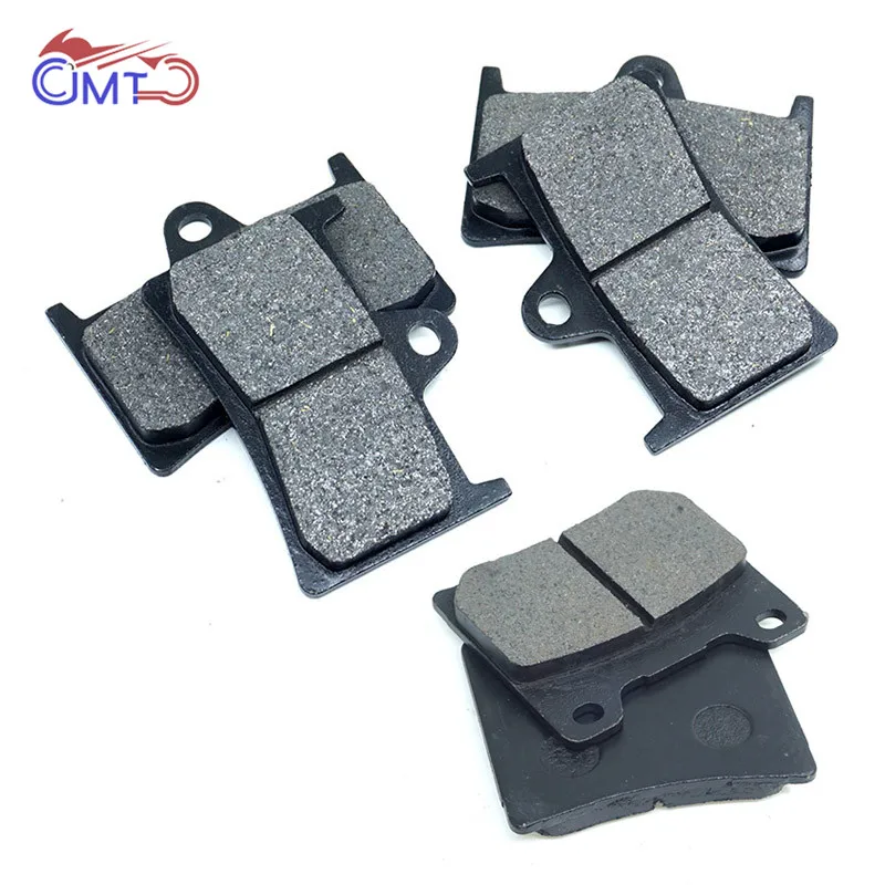 

For Yamaha YZF600 Thundercat 1998-2000 YZF600R 1997-2007 BT1100 Bulldog 2002-2008 XJR1300 SP 2001 Front Rear Brake Pads Set Kit