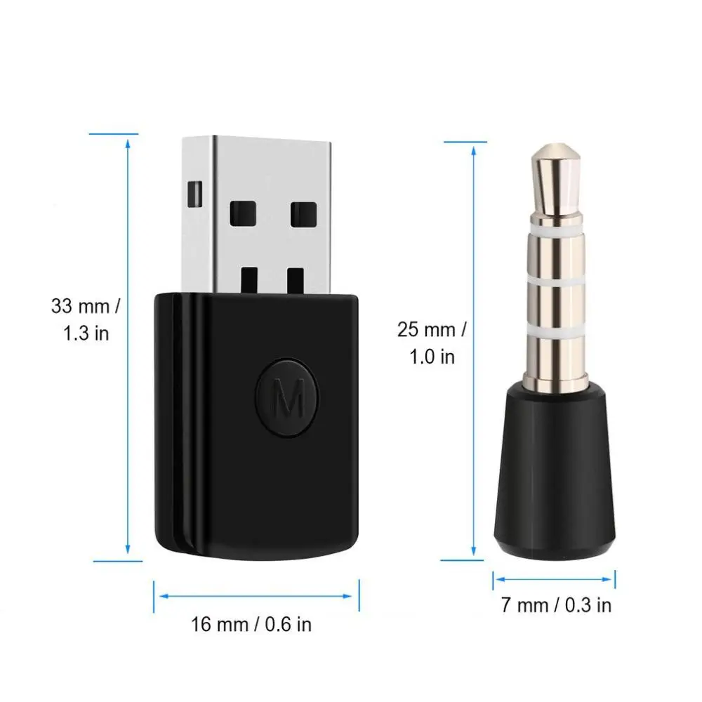 Hobbylan 3 5 мм Bluetooth 4 0 + EDR USB ключ адаптер для PS4 Стабильная производительность