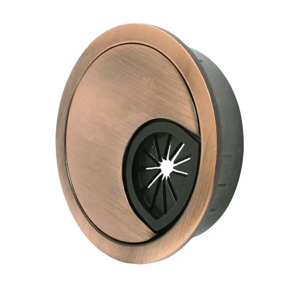 Promotion! Metal 53mm Dia Computer Desk Table Counter Top Wire Grommet Copper Tone Promotion! Metal 53mm Dia Computer Desk Table Counter Top Wire Grommet Copper Tone