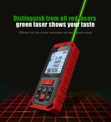 Mileseey S2 100 м зеленый лазерный дальномер цифровой лазерный дальномер лазерный ленты Измеритель дальномер инструмент