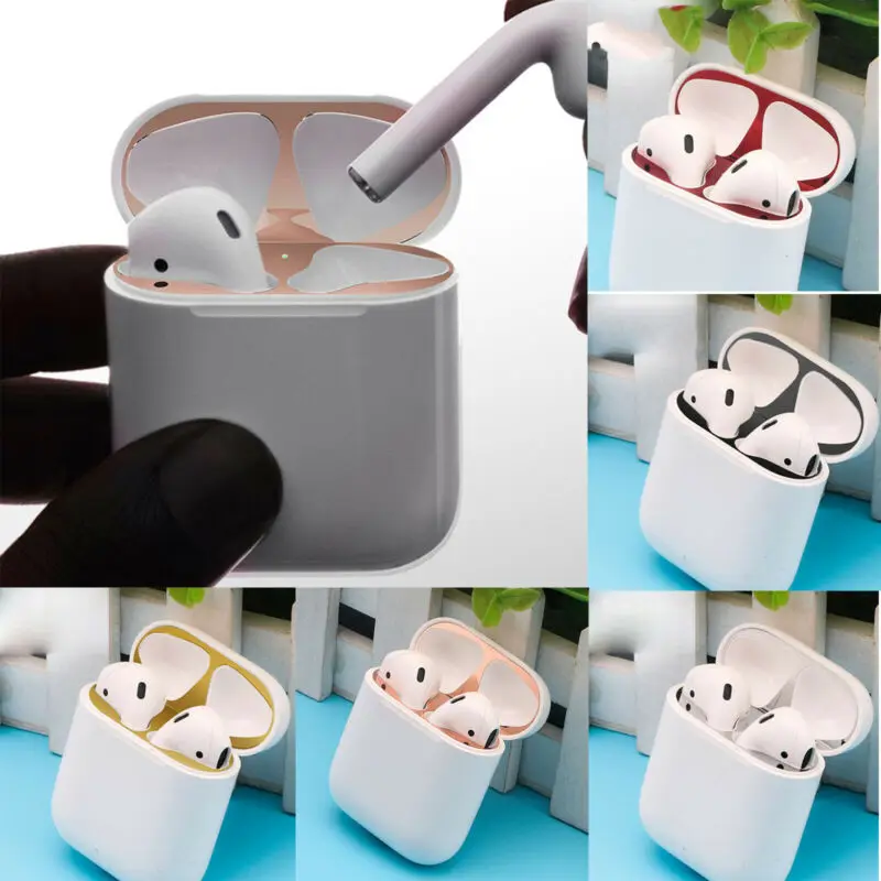 

Metal Dust Guard for Apple iPhoen XS AirPods Case Cover Accessory Protective Sticker Protecting AirPods from Iron Metal Shavings