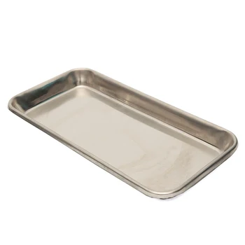 

High Quality Stainless Steel Medical Surgical Dental Dish Lab Tray Instrument Storage Eco-friendly Convenient Tools 22X12X2cm