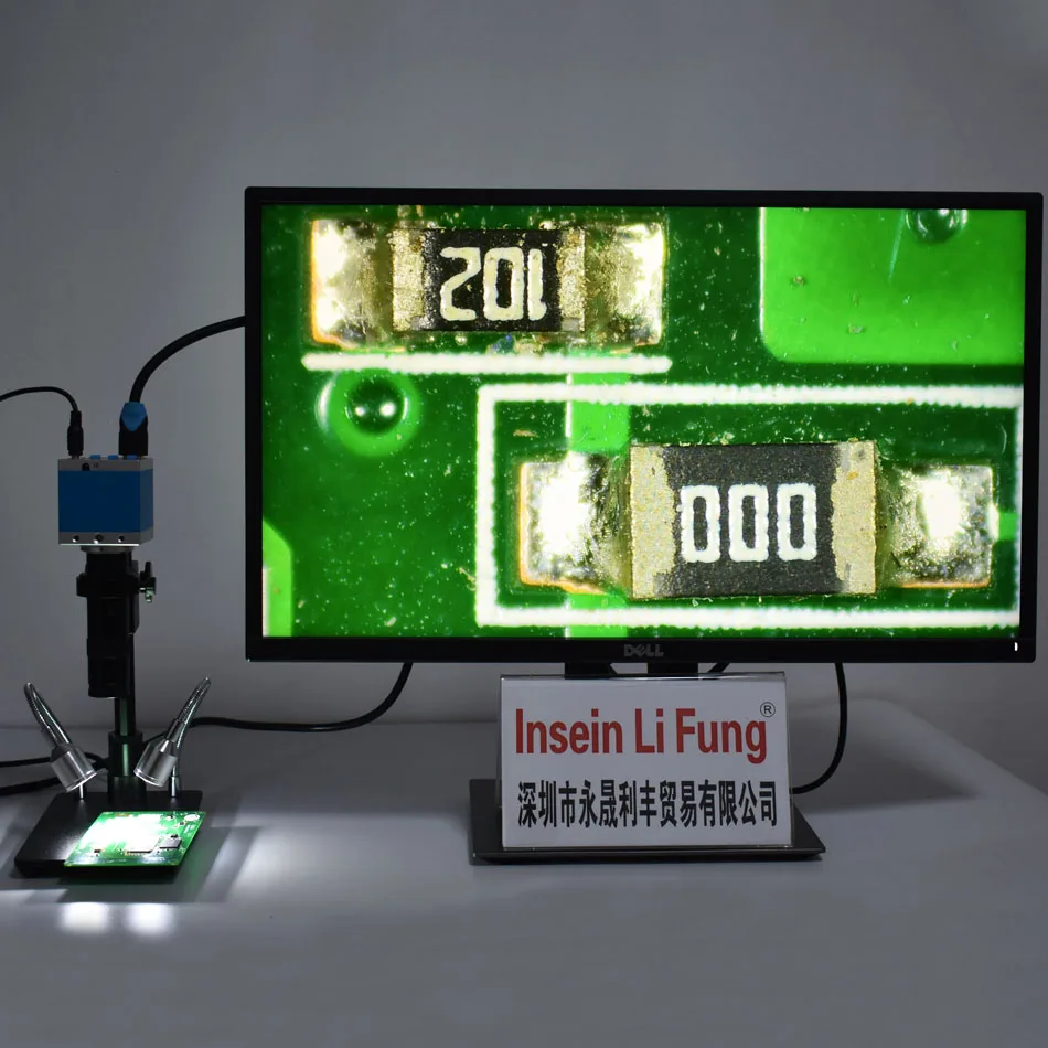 1080P 16MP HDMI USB промышленный цифровой видеомикроскоп камера + 10X 200X зум C крепление