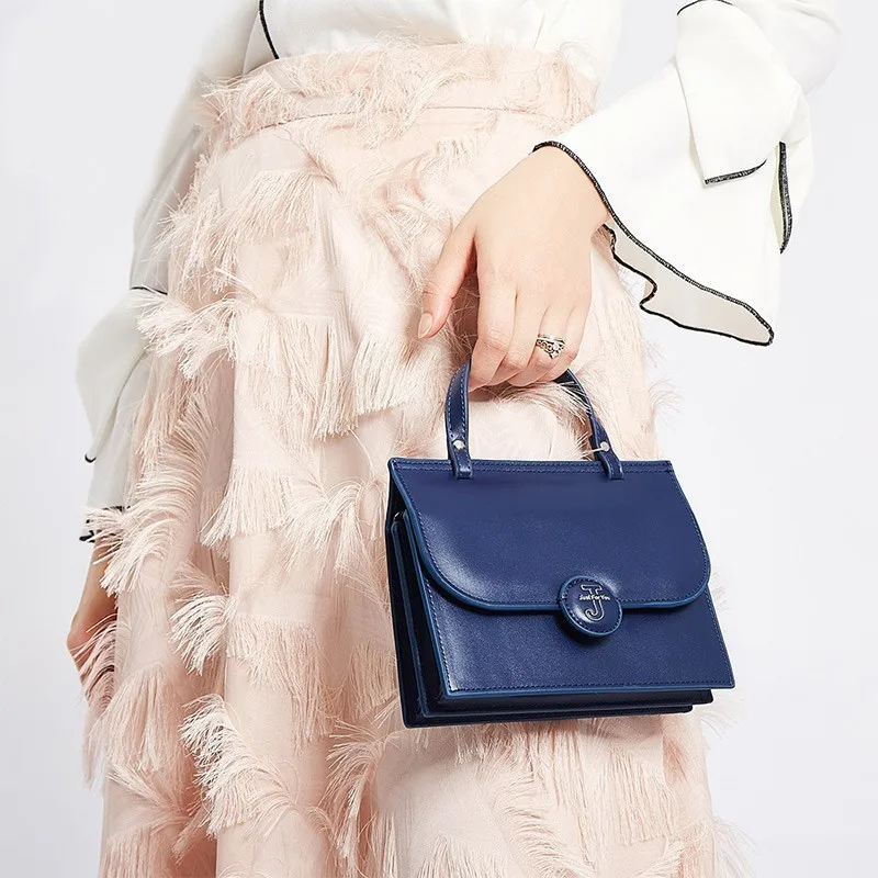 

New Female Leather Messenger Bags Feminina Bolsa Leather Luxury Handbags Women Bags Designer 2019 Sac A Main Ladies Shoulder Bag
