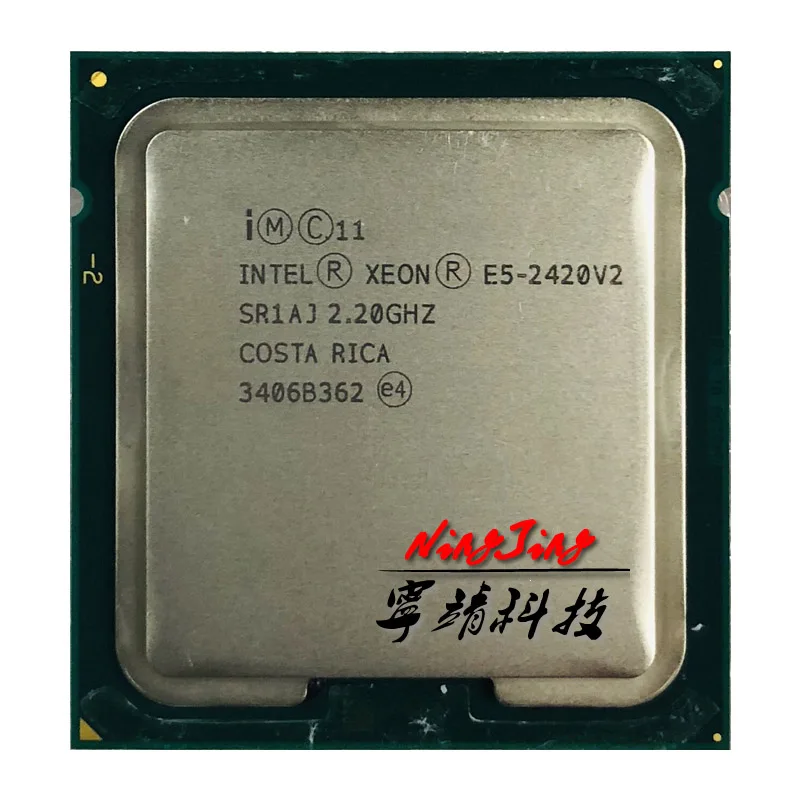 Процессор Intel Xeon E5-2420v2 E5 2420v2 E5 2420 v2 2,2 ГГц шестиядерный ЦП с 12 потоками 15 м 8 Вт LGA 1356