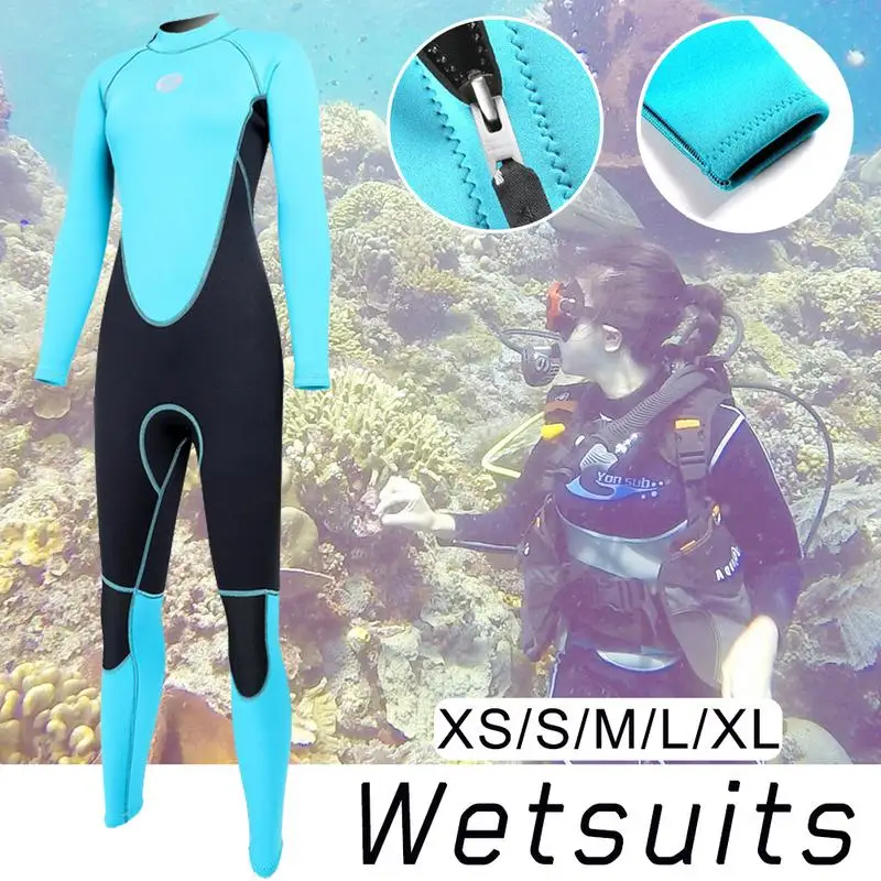 

For Slinx 2018 Wetsuit Women Sleeve 3mm Neoprene Wetsuits Full Suit For Waterski Snorkel Surf Diving