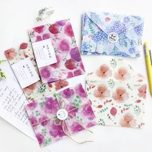 3 шт./упак. украшенные цветами прозрачный e14 поздравительная открытка стационарный e08 простой бумажный конверт с буквами