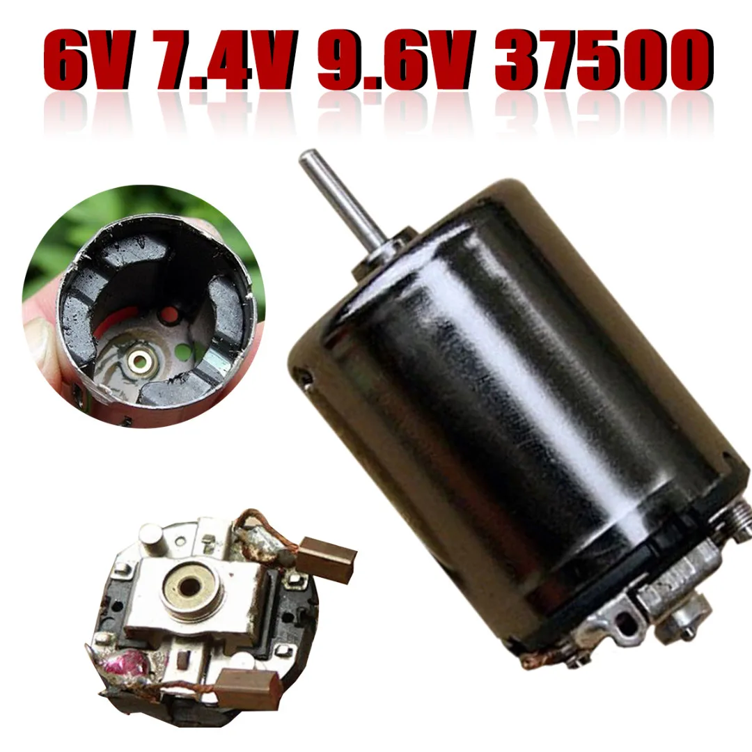 

1Pcs New DC 6V 7.4V 9.6V 37500RPM High Speed Large Torque 370 Motor DIY RC Car Boat For Motor Parts Accessories