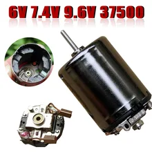 1Pcs New DC 6V 7.4V 9.6V 37500RPM High Speed Large Torque 370 Motor DIY RC Car Boat For Motor Parts Accessories 6v 1 5w 220rpm dc gear motor 370 slowdown motor d spindle smart car toy model diy ship boat plane accessories freeshipping