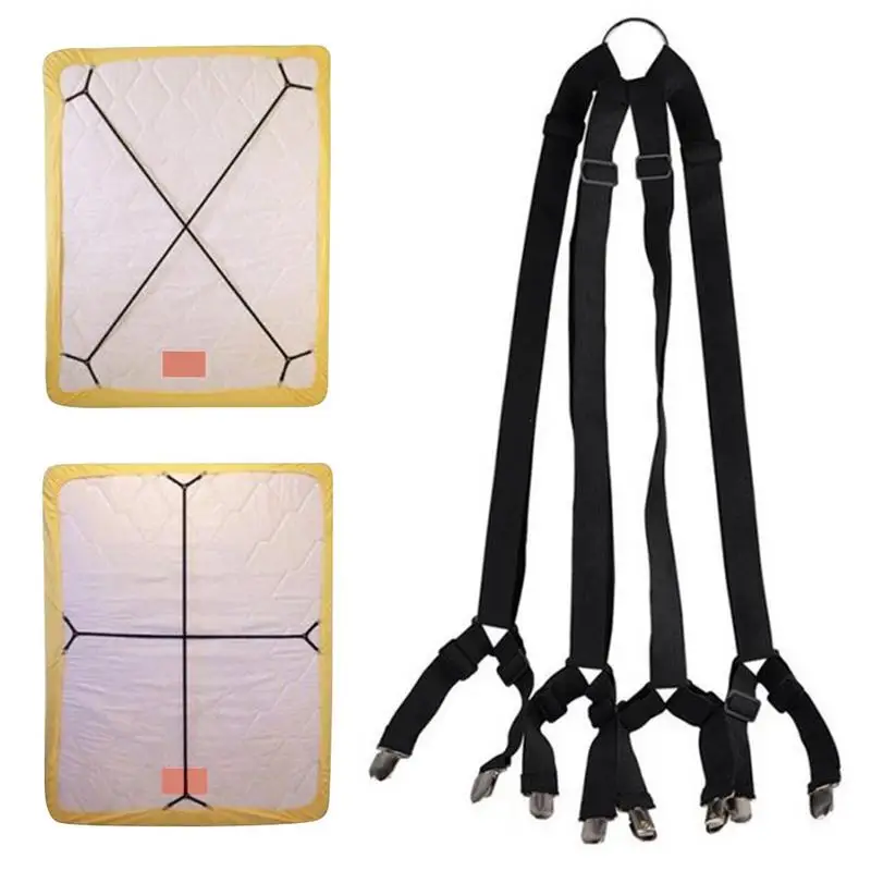

1PCS Bed Sheet Corner Retainer Metal Clip Adjustable Sheets Anti-running Clip Suitable For Bed Sheets Mattresses Tablecloths