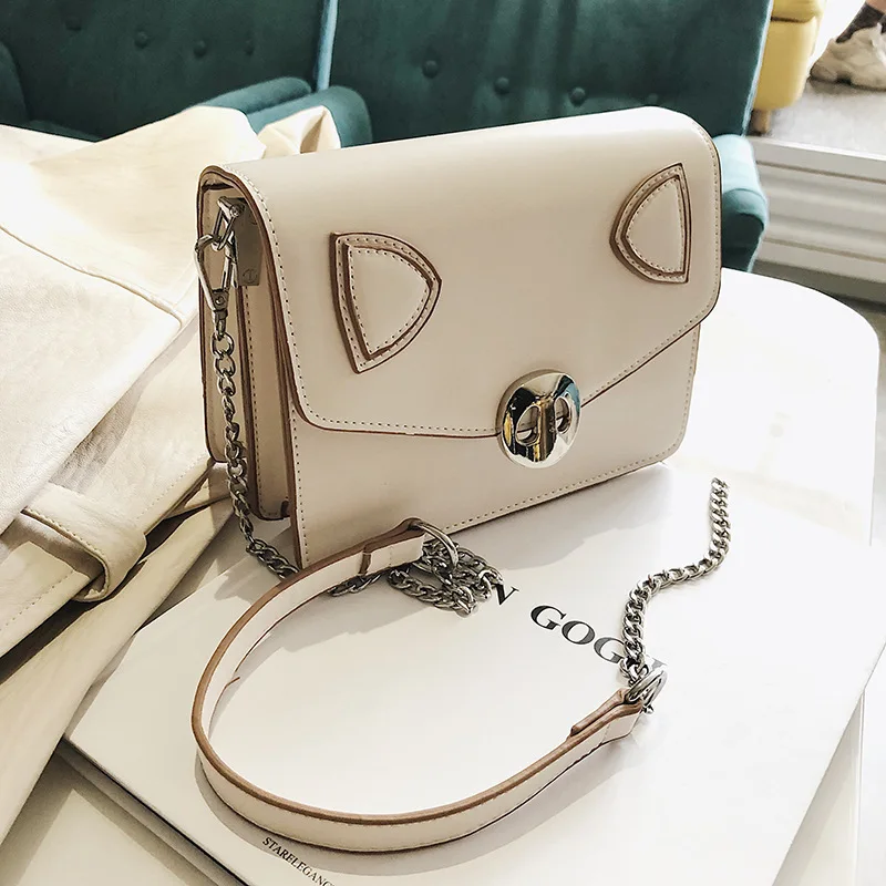 

Luxury Brand Crossbody Bags Women 2019 Fashion Quality PU Leather Female Designer Handbags Ladies Chain Shoulder Messenger Bag