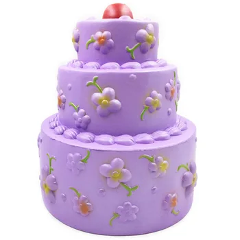 

Bakeey New Squishies Toy Three-layer Flower Cake Humongous Rose Slow Rising 25cm Cute Fun PU Foam Adult Children Squeeze Gifts