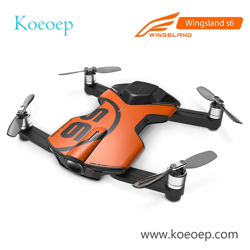 Оригинальный Wingsland S6 Карманный селфи Дрон Камера Складная Quadcopter Wi Fi FPV с камера HD 4k