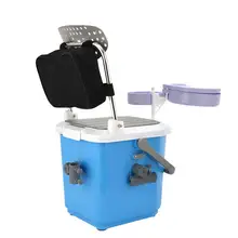 Портативный мини-рыболовный ящик, ультра-светильник, сумка для рыбалки на открытом воздухе, сумка для хранения снастей, рыболовные аксессуары, водонепроницаемое ведро